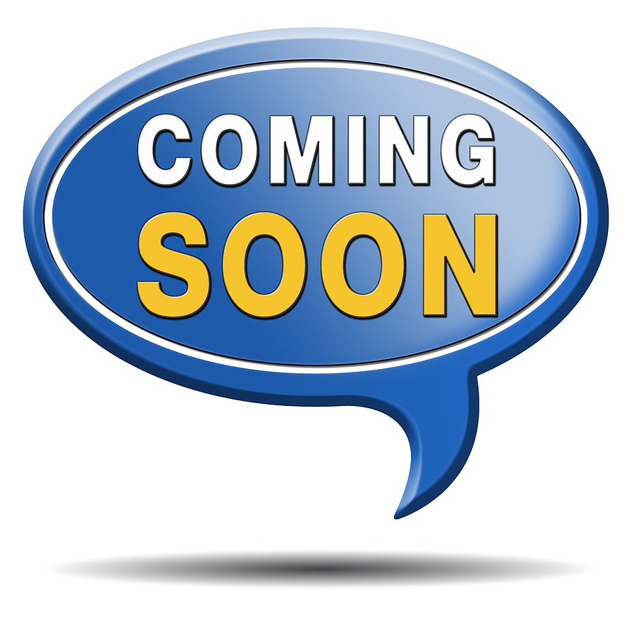 coming soon brand new product release next up promotion and anno