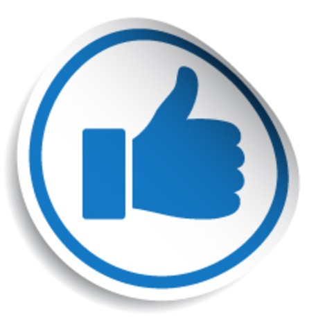 vector thumb up stickers